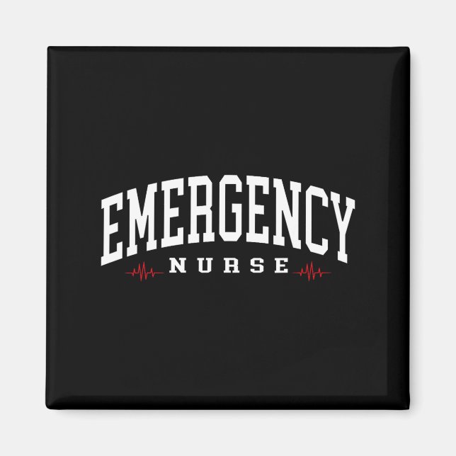 Notfallkrankenschwester Notaufnahme Notfall Raum Magnet (Vorne)