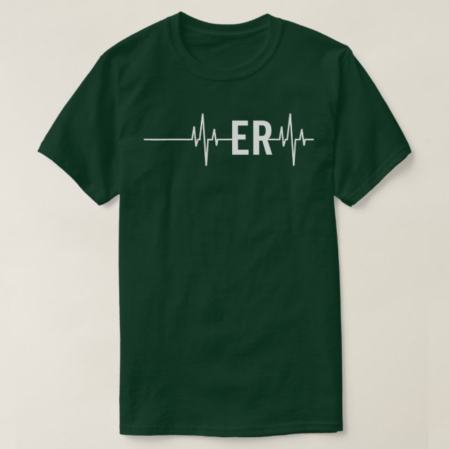 Notfallmedizin Arzt Krankengeschenk er Herz T-Shirt (Design vorne)