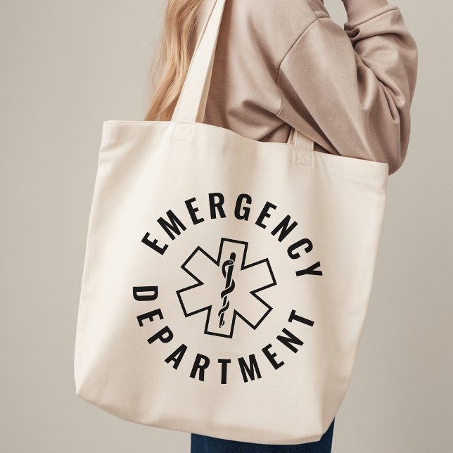 Notfallpflege-Taschentuch-Geschenk für Notfallteam Tragetasche (ER Nurse Gift Tote Bag for Emergency Nurses, ER Nurse Tote Bag for Emergency Department Gift)