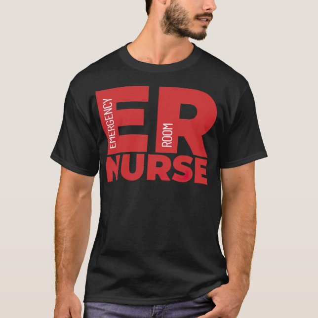 Notfallraum ER Krankenversicherung T-Shirt (Vorderseite)