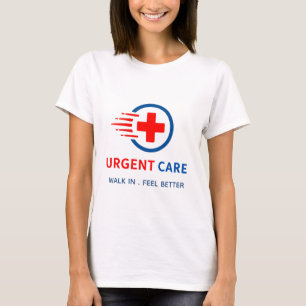 Notfallversorgung-Logo für professionelle medizini T-Shirt
