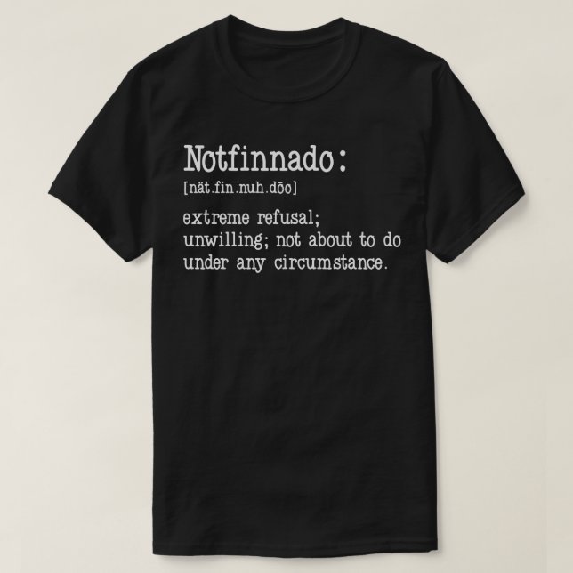 Notfinnado Definition 6 T-Shirt (Design vorne)
