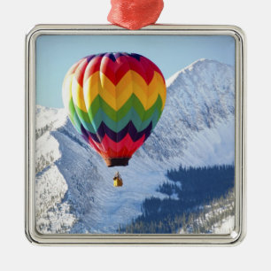 Noth America, USA, Colorado, Mt. Crested Butte, 2 Silbernes Ornament