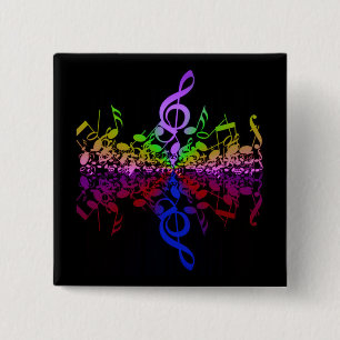 Nothin' but Treble Rainbow Button