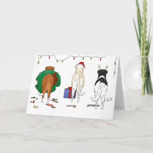 Nothin' Hintern A Borzoi Weihnachten