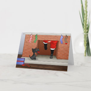 Nothin' Hintern A Scottie Christmas Feiertagskarte