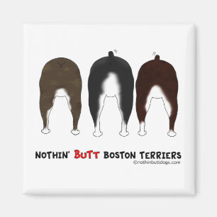 Nothin' Hintern Boston Terriers Magnet