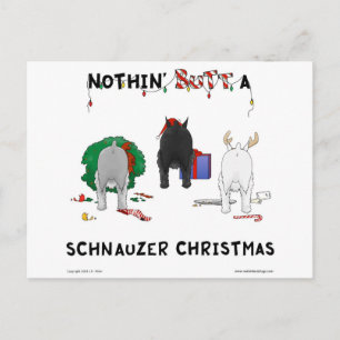 Nothin' Hintern Ein Schnauzer Weihnachten