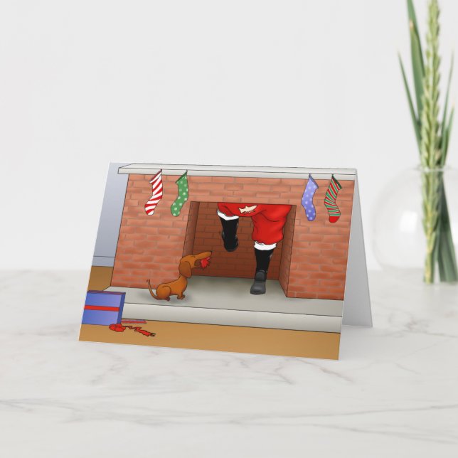 Nothin' Hintern Eine Dackel Weihnachten (Vorderseite)