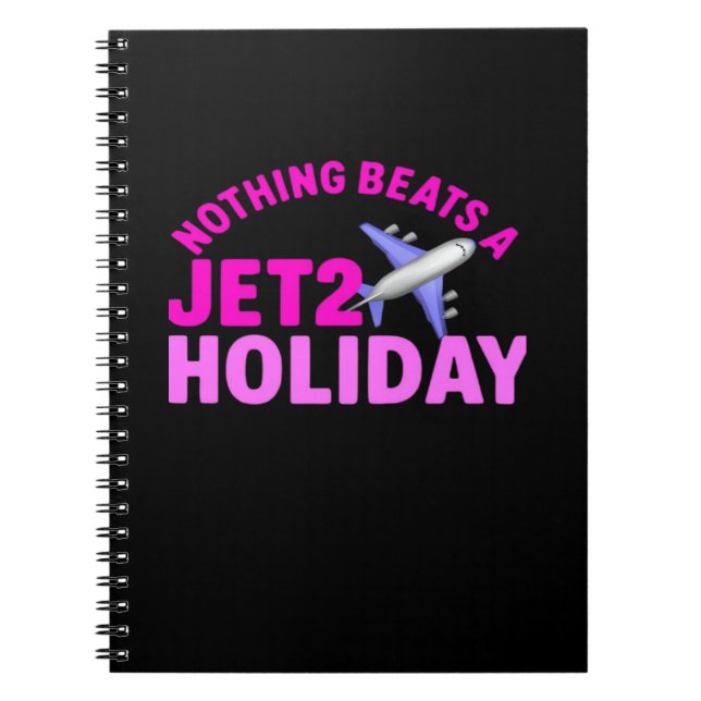 Nothing Beats A Jet2 Holiday Meme Sloth Notizblock (Vorderseite)