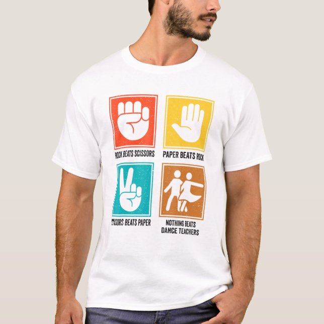 Nothing Beats Dance Teacher Choreograf Instructor T-Shirt (Vorderseite)