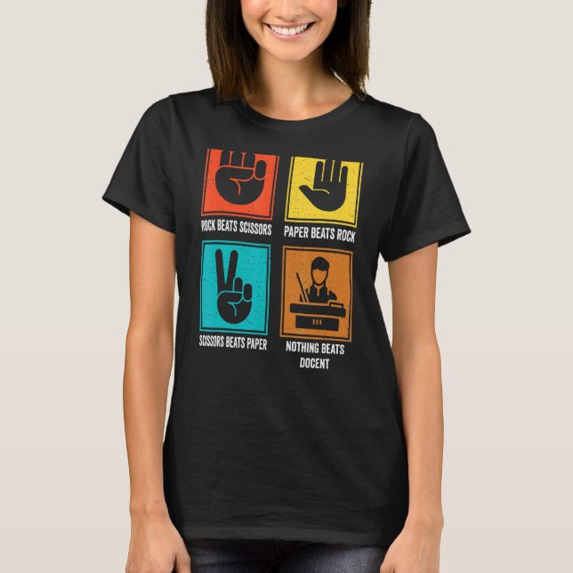 Nothing Beats Docent Cool Lecturer Professor Insta T-Shirt (Vorderseite)