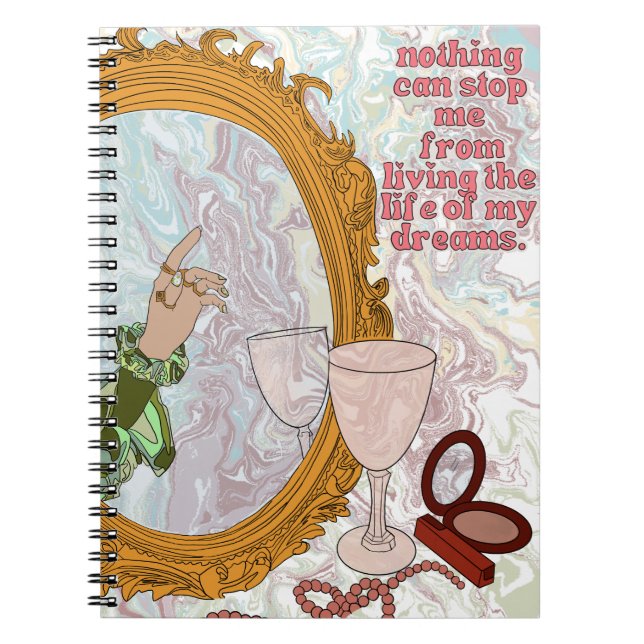 NOTHING CAN STOP ME... NOTEBOOK  NOTIZBLOCK (Vorderseite)