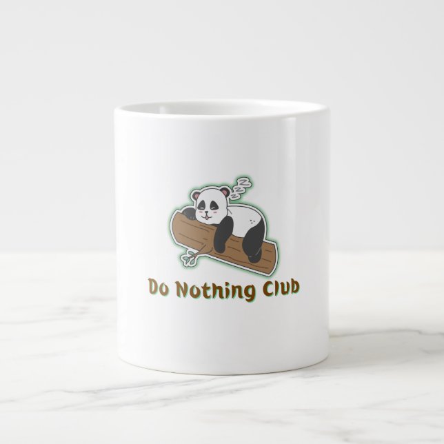Nothing Club Panda Jumbo-Tasse (Vorderseite)