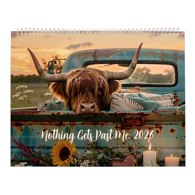 Nothing Gets Past Me 2026  Kalender (Titelbild)