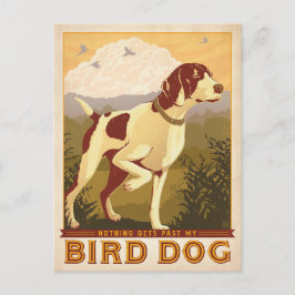 Nothing Gets Past My Bird Dog Postkarte