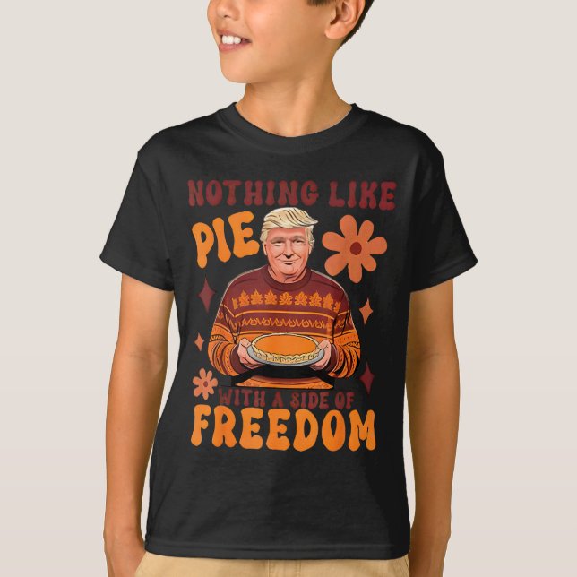Nothing Like E With A Side Of Dom Funny Trumpkin E T-Shirt (Vorderseite)