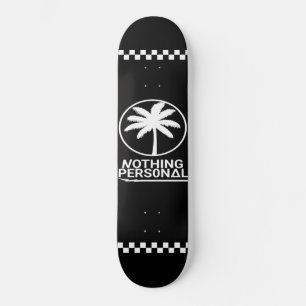 Nothing Personal Karierte Streifen Skateboard