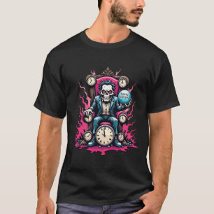 Nothing S - Surreal Skeletal Vintag Throne Art T-Shirt