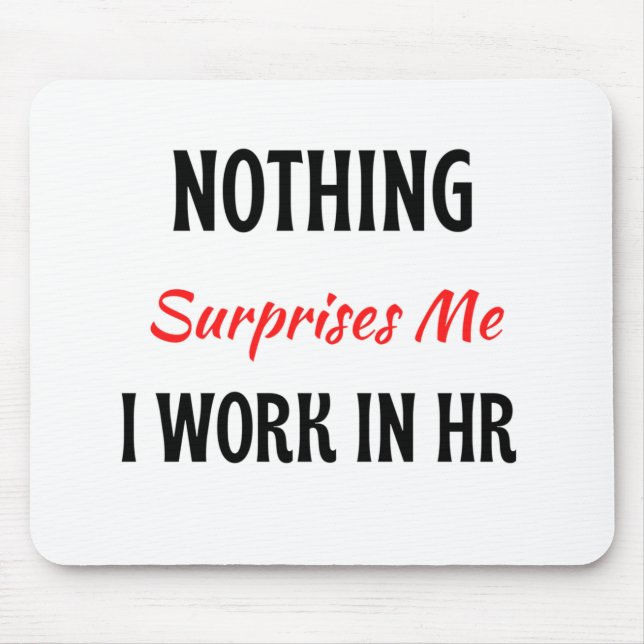 Nothing Überraschungen Mousepad (Vorne)