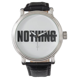 "Nothing" Watch   Reloj   pata[Nihilism(ø)] Ya! Armbanduhr