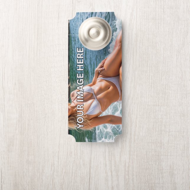 NOTICE! 🚪 benutzerdefinierter Türknauf - Design h Türanhänger (Auf Knauf)