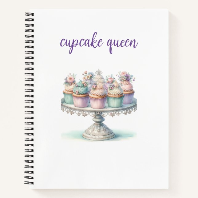 notitieboekje met cupcakes notizbuch (Vorderseite)
