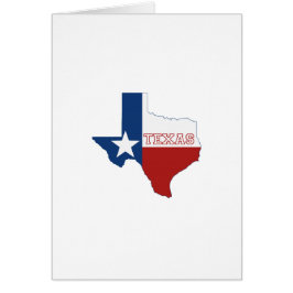 Notiz für Texas Shaped State Flag