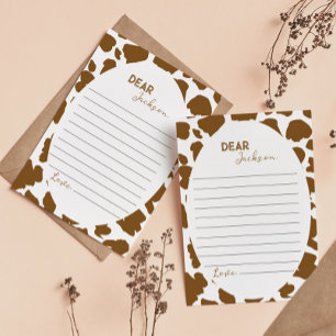 Notiz-Karte für Höhere Kuhzeit Dankeskarte