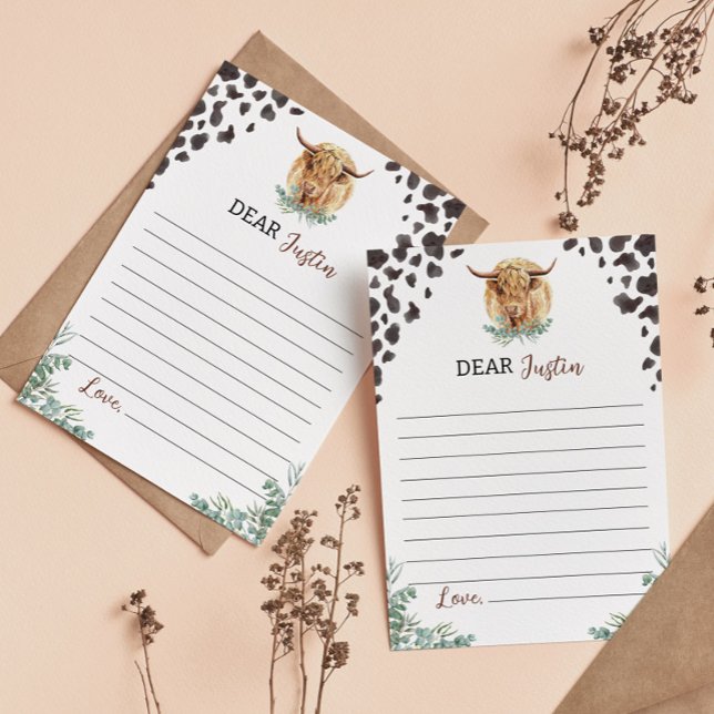 Notiz-Karte für Höhere Kuhzeit Dankeskarte (Von Creator hochgeladen)