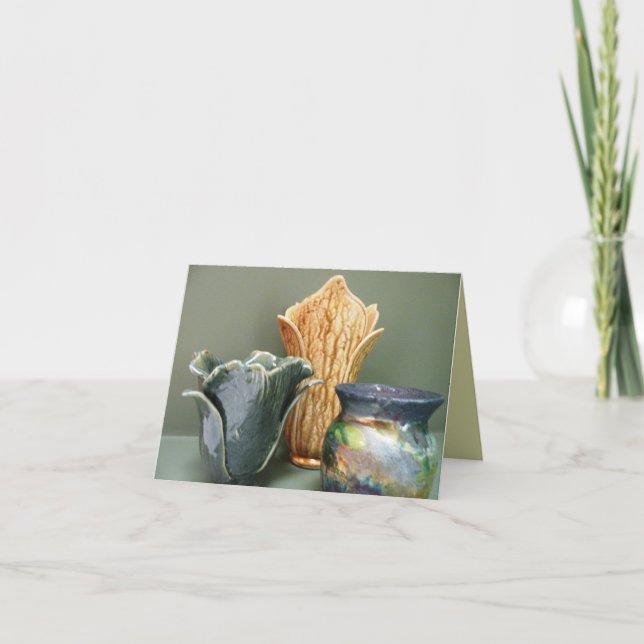 Notiz-Karte für Töpferdesigns Karte (Vorderseite)