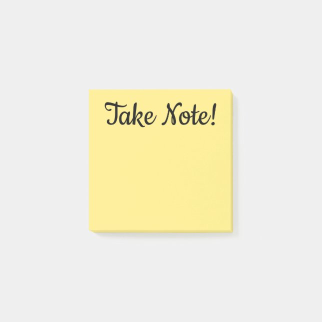 Notiz Post it Note Pad (Vorderseite)