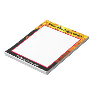 Notizblock der Waco-Feuerwehr
