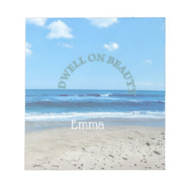 Notizblock Erde Tag verweilen bei Schönheit