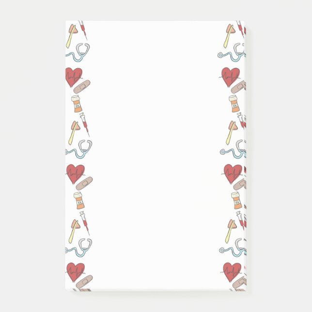 Notizblock für das Gesundheitswesen (Vorderseite)