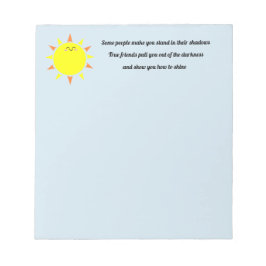 Notizblock für echte Freunde