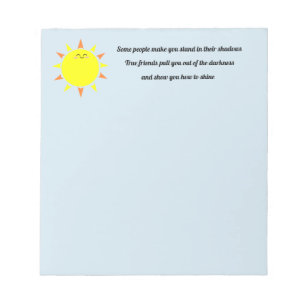 Notizblock für echte Freunde