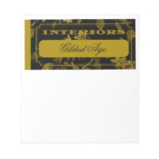 Notizblock Inneneinrichtung Gilded Age