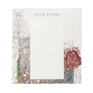 NOTIZBLOCK : WILLIAM MORRIS : HONEYSUCKLE + TULPE