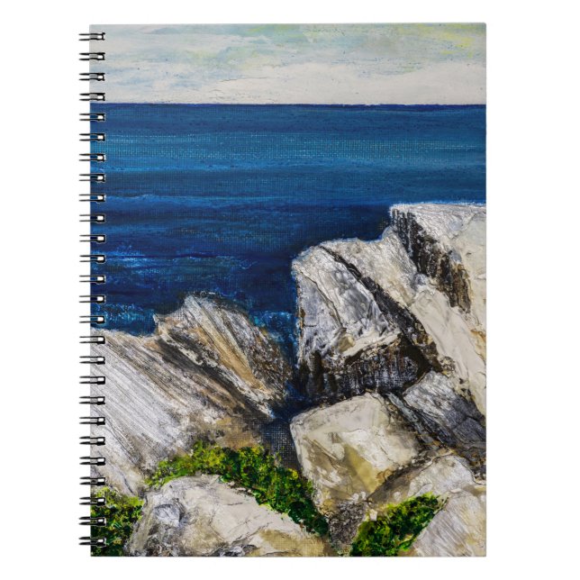 Notizbuch - Auf Felsen Notizblock (Vorderseite)