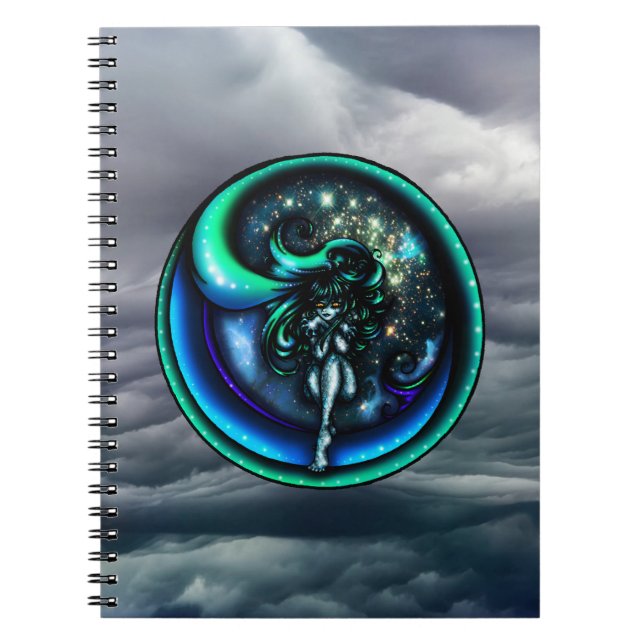 Notizbuch "Auge des Sturms" Notizblock (Vorderseite)
