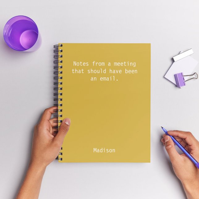 Notizbuch für Besprechungsnotizen (Meeting Notes Notebook
)