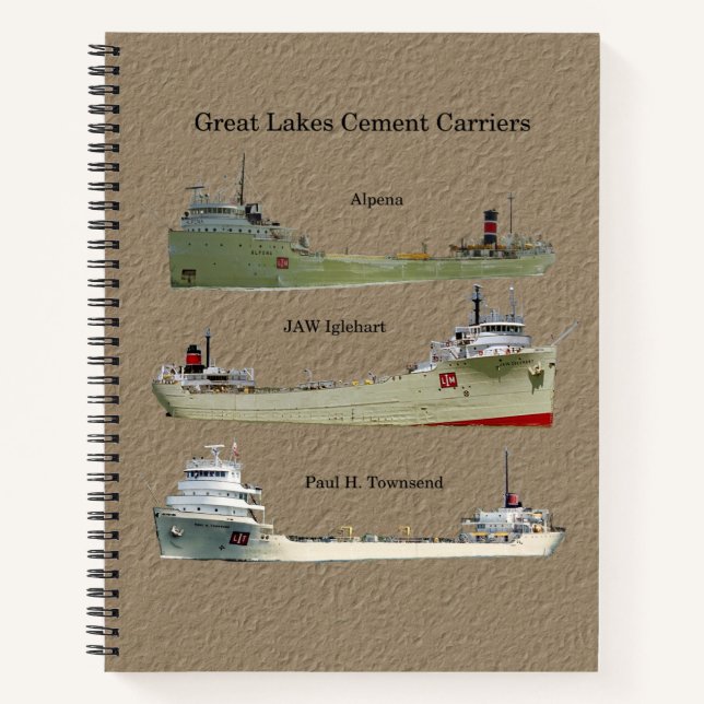 Notizbuch für Great Lakes Cement Carriers (Vorderseite)