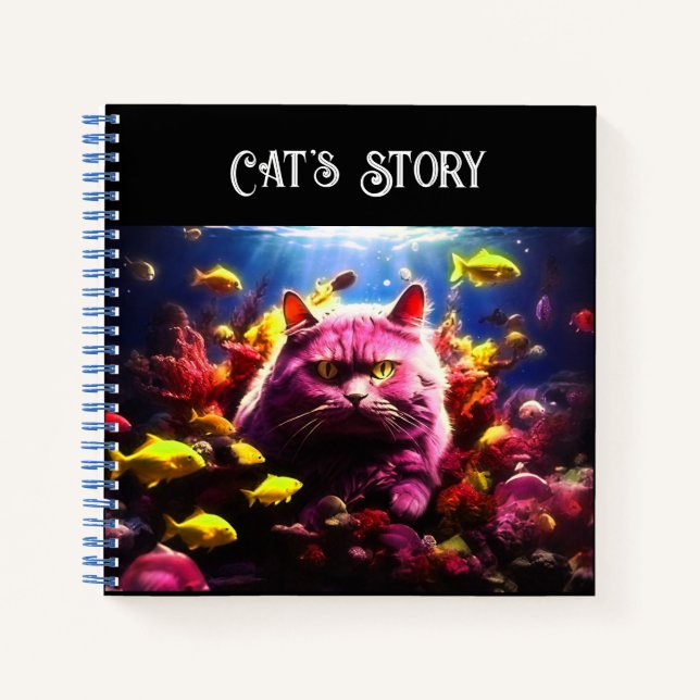 Notizbuch für Katzenliebhaber (Vorderseite)