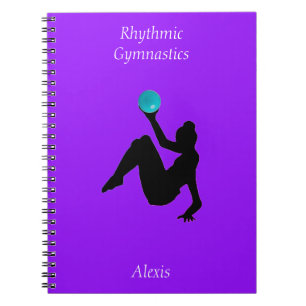 Notizbuch für rhythmische Gymnastik-Ball-Übung Notizblock
