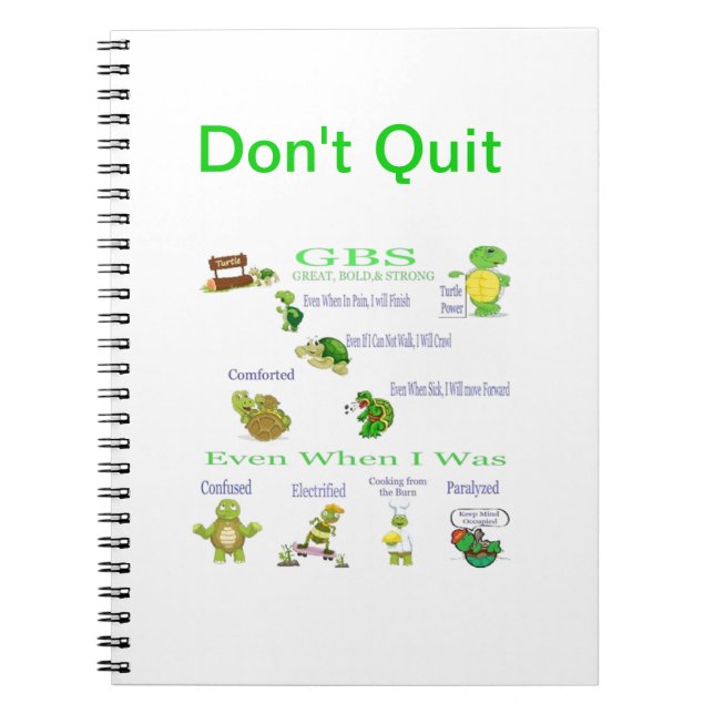 Notizbuch guillain Barresyndrom Notizblock (Vorderseite)