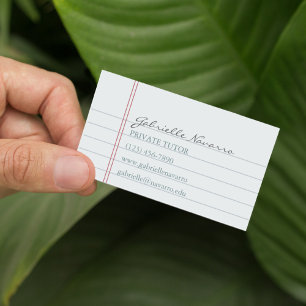 Notizbuch-Hintergrund mit Papier Seiten personalis Visitenkarte