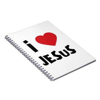 Notizbuch Ich liebe Jesus Notizblock