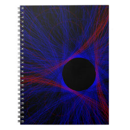Notizbuch mit akzentuiertem Dreiecks-Geometric-Spi Notizblock