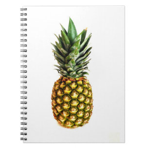 Notizbuch mit Ananas-Fotodruck Notizblock